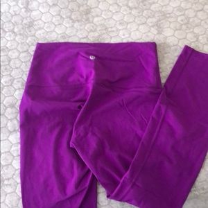 Fuscia highrise leggings